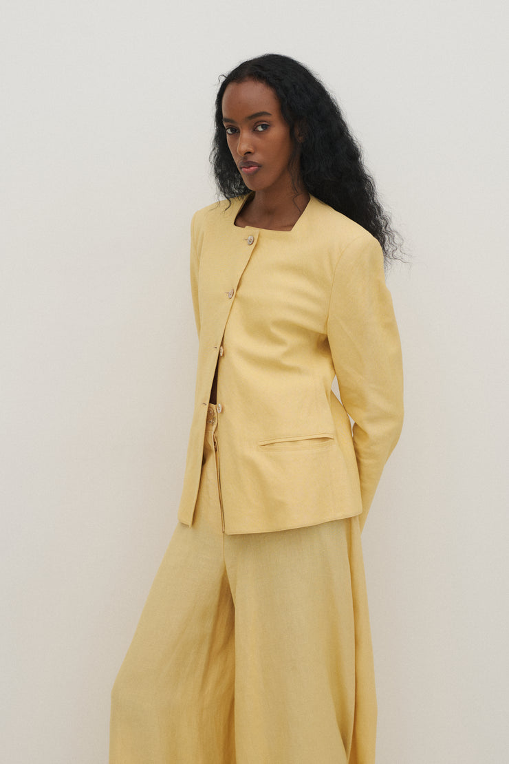 Montana Linen Butter Suit - Desert Vintage