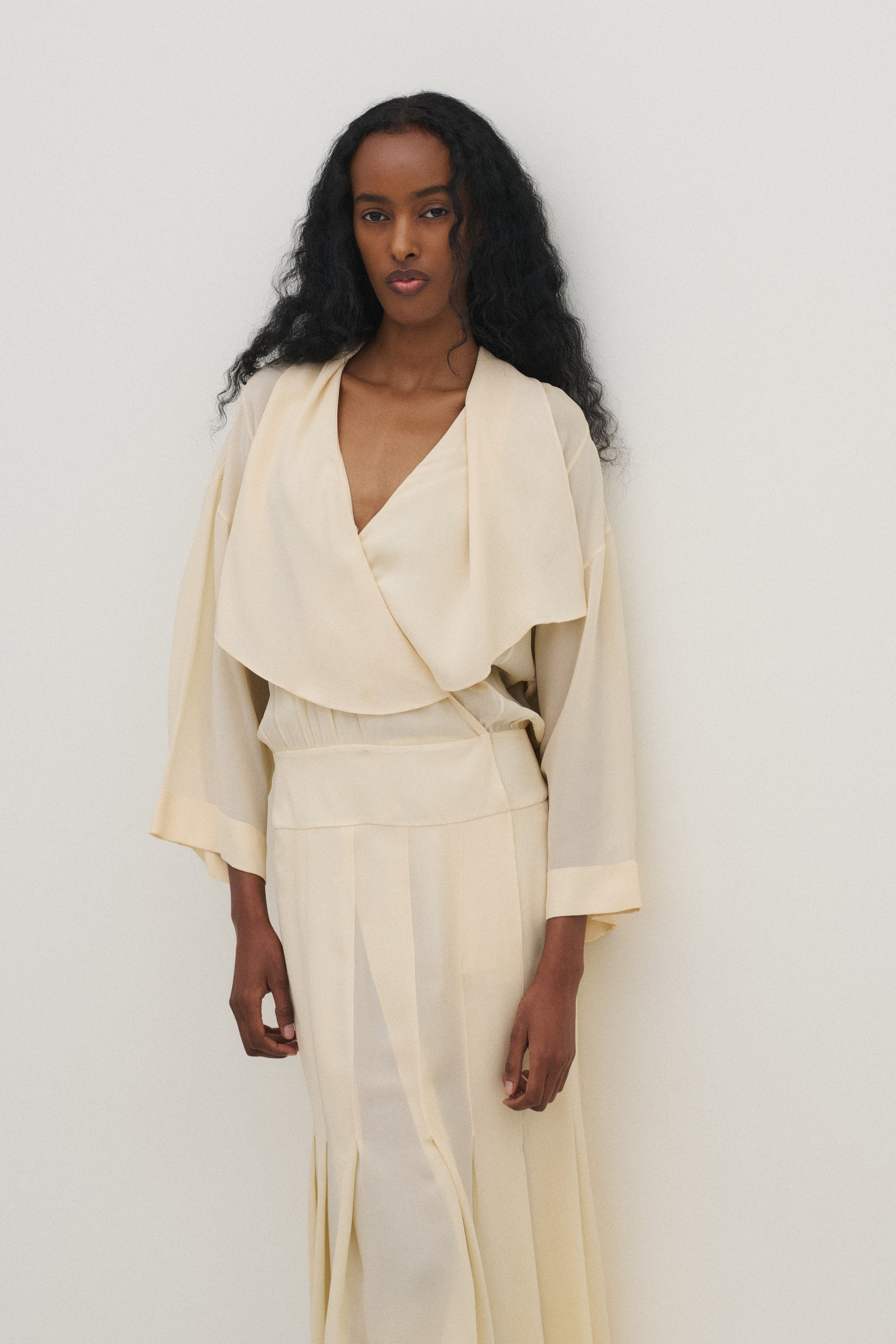 Karl Lagerfeld era Chloé Cream Dress - Desert Vintage