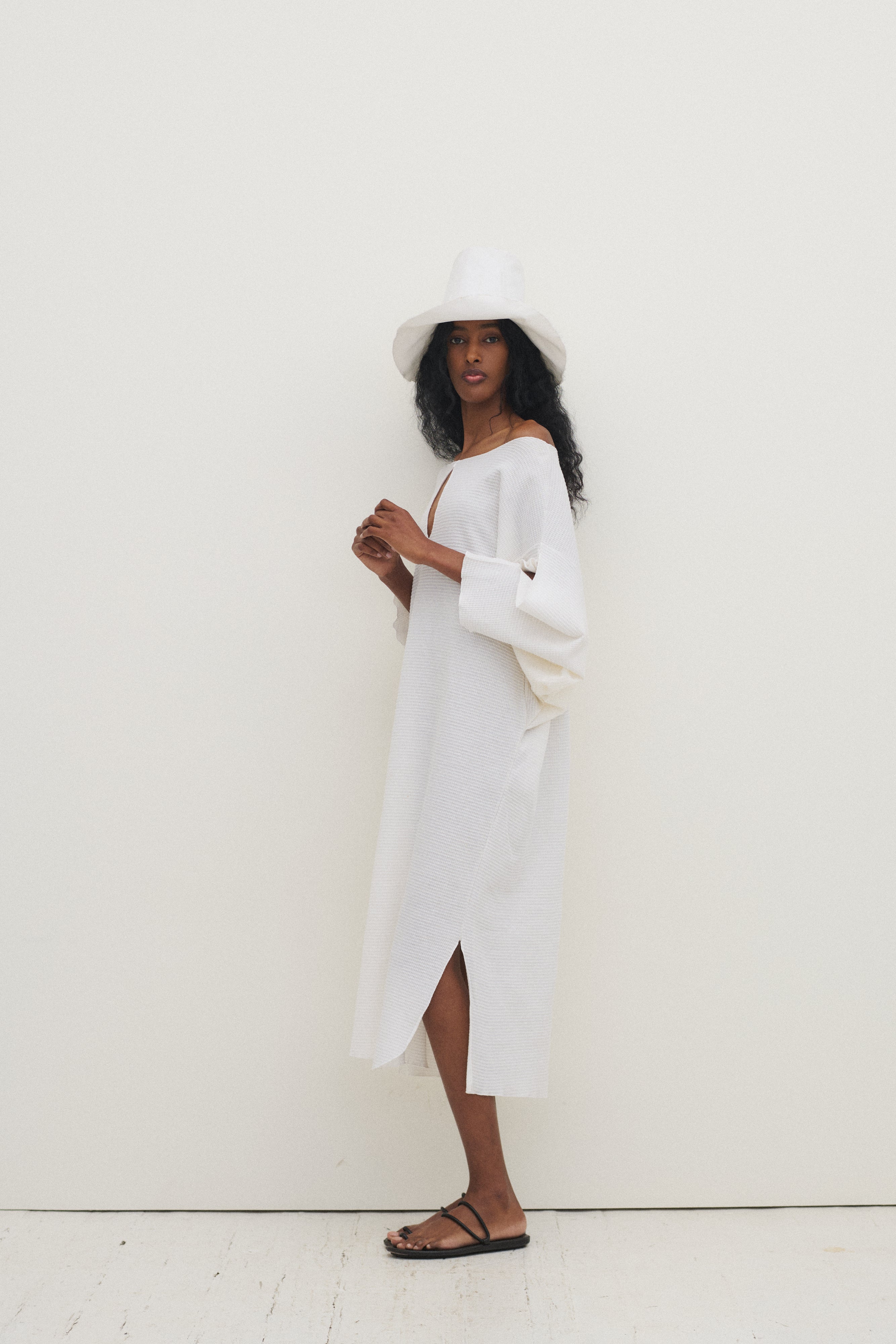 Cotton Raw Hem Hat - Desert Vintage