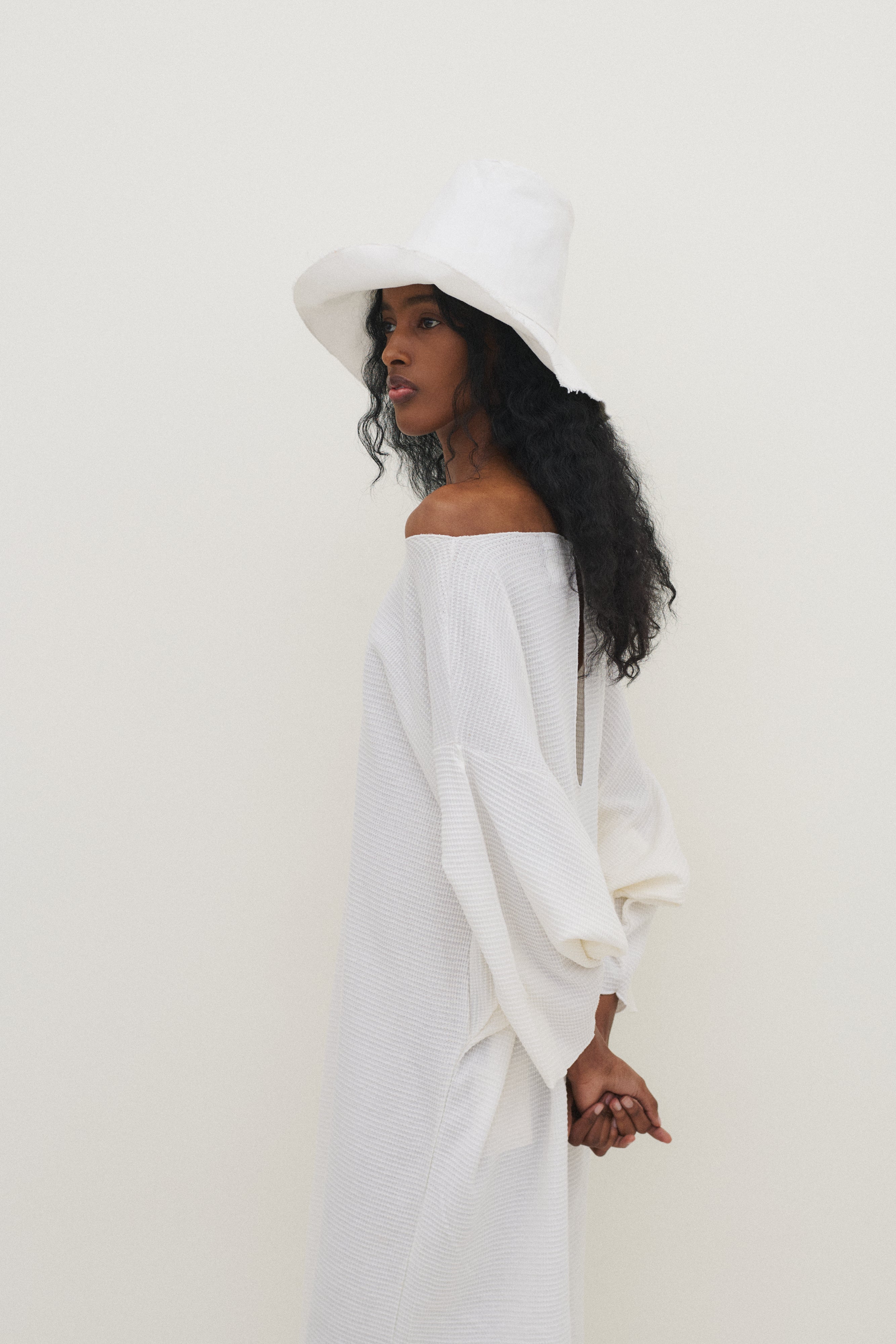 Cotton Raw Hem Hat - Desert Vintage