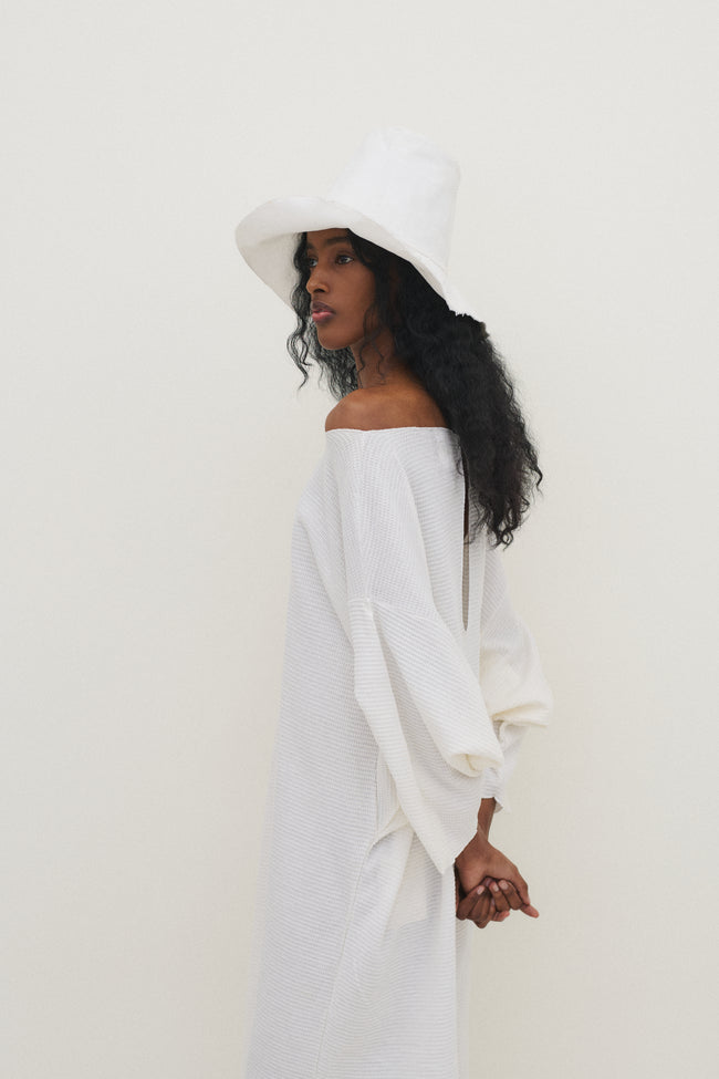 Cotton Raw Hem Hat - Desert Vintage
