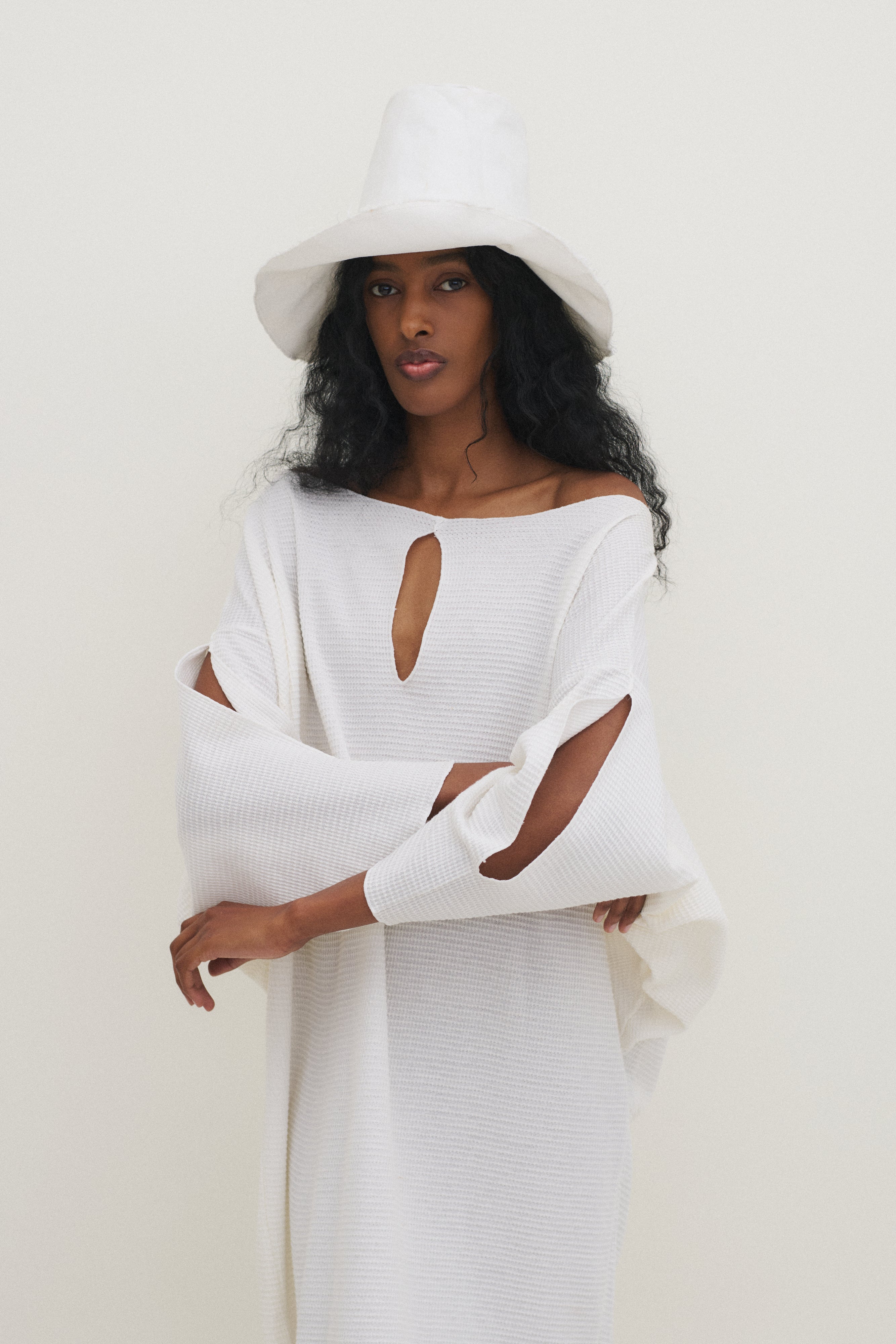 Cotton Raw Hem Hat - Desert Vintage