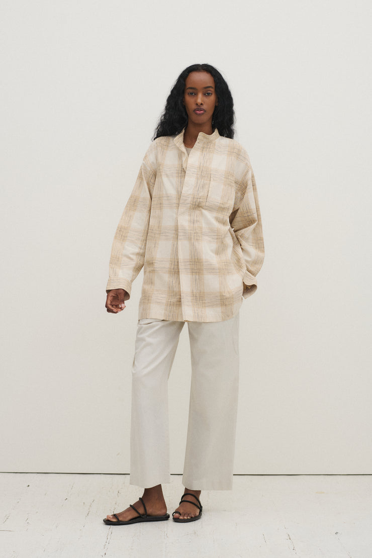 Issey Miyake Plaid Blouse - Desert Vintage