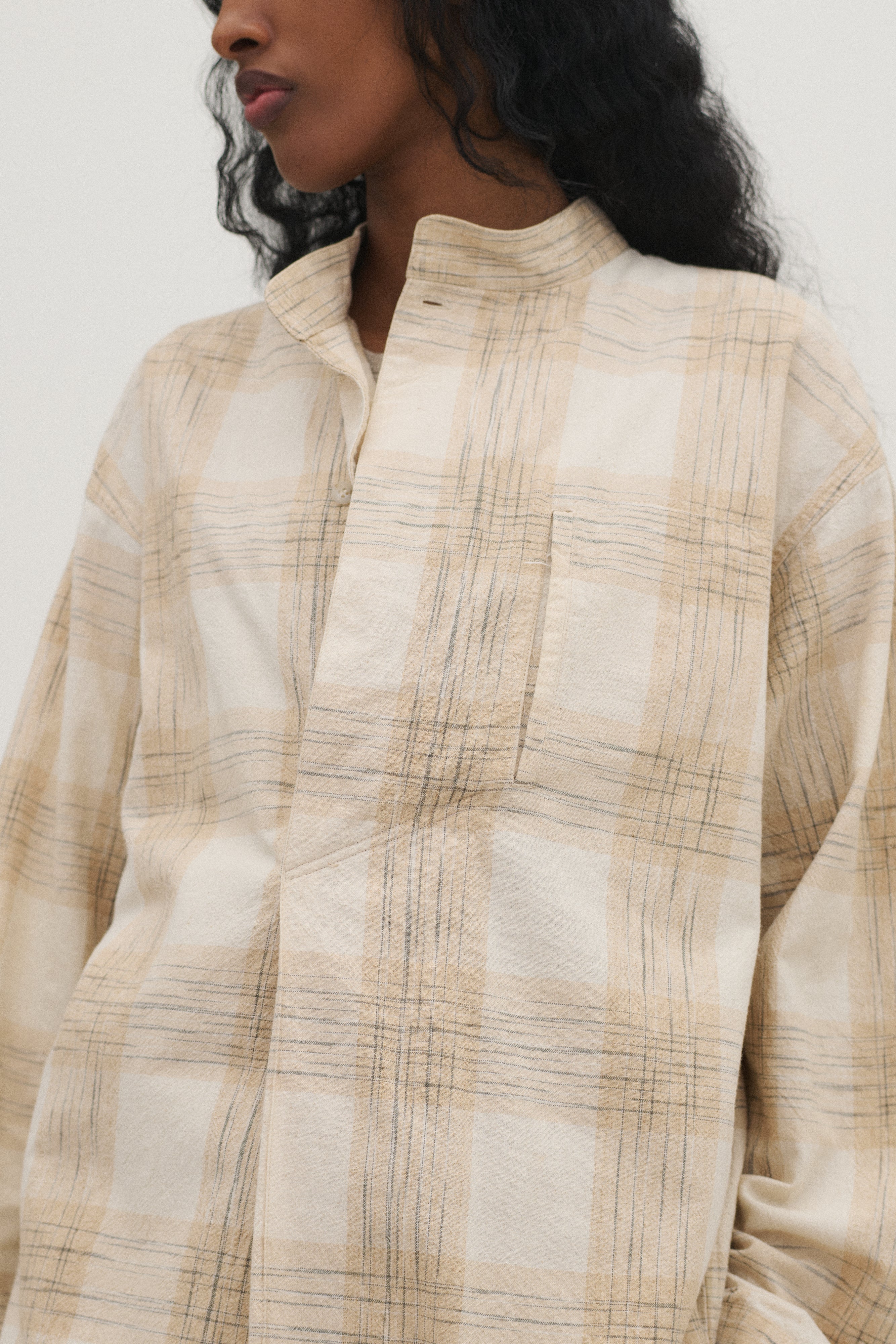 Issey Miyake Plaid Blouse - Desert Vintage
