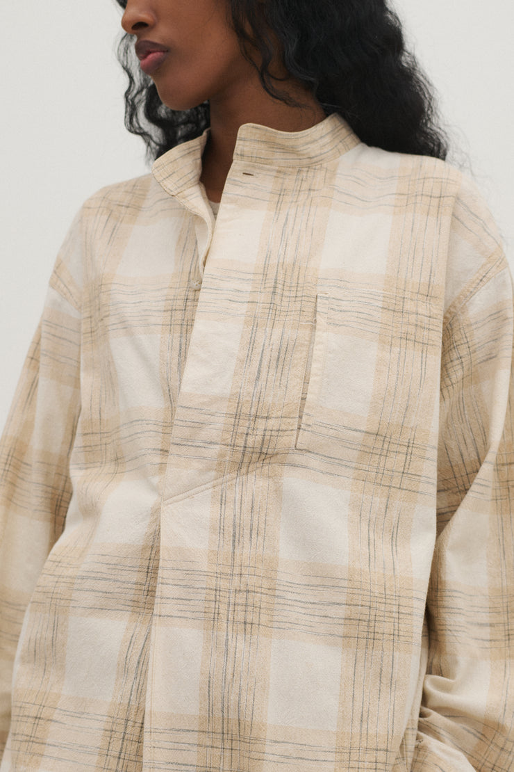 Issey Miyake Plaid Blouse - Desert Vintage