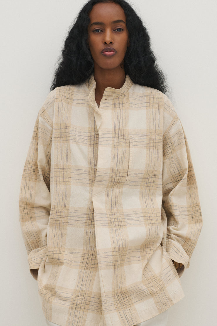 Issey Miyake Plaid Blouse - Desert Vintage