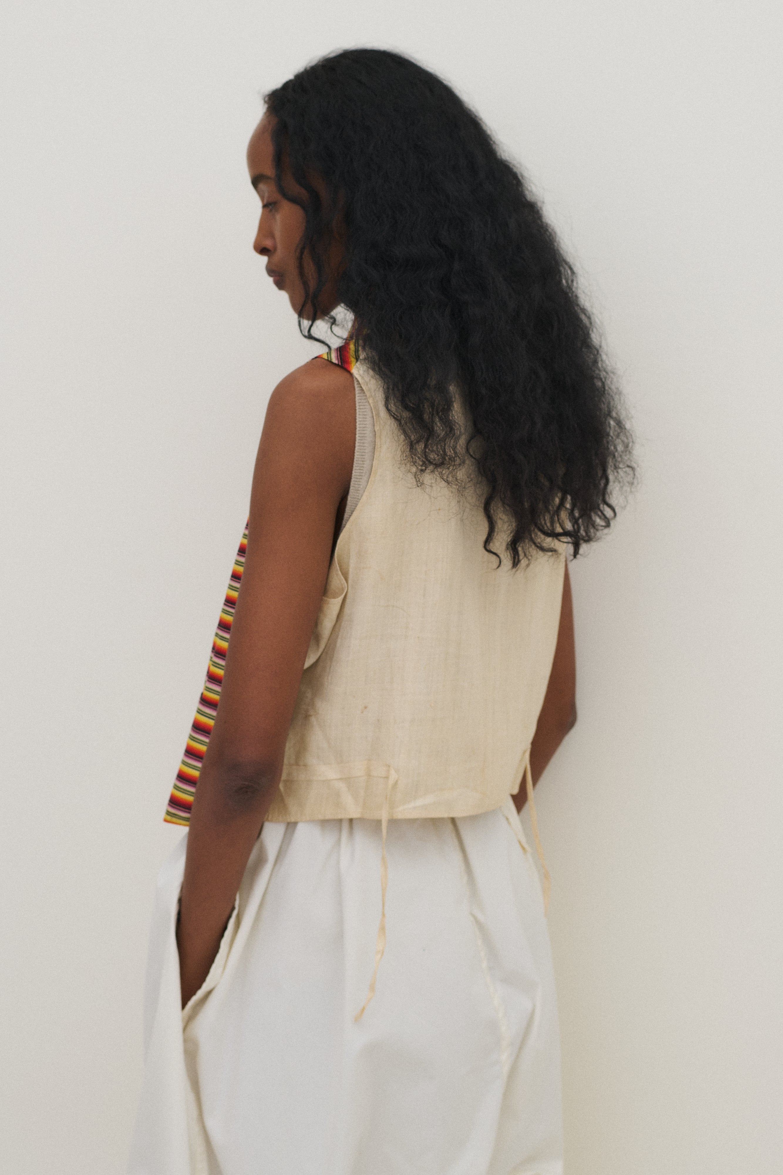 Antique Stripe Waistcoat - Desert Vintage