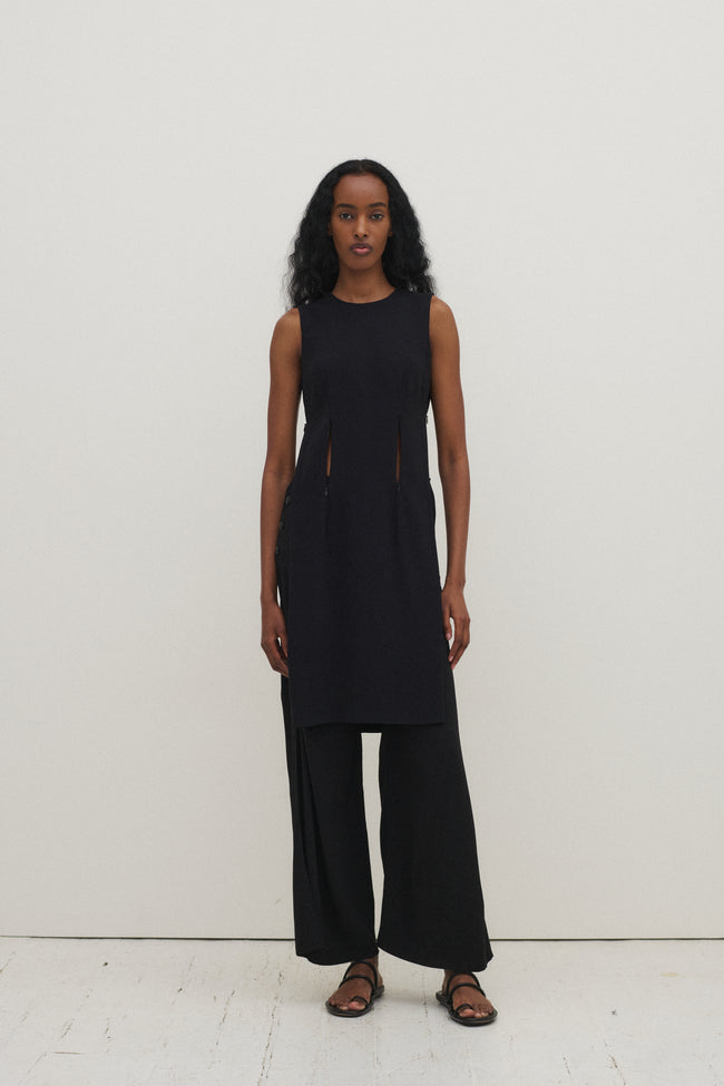 Margiela Zip Detail Tunic - Desert Vintage