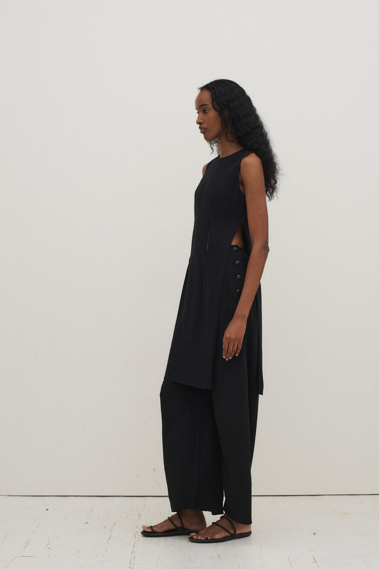 Margiela Zip Detail Tunic - Desert Vintage