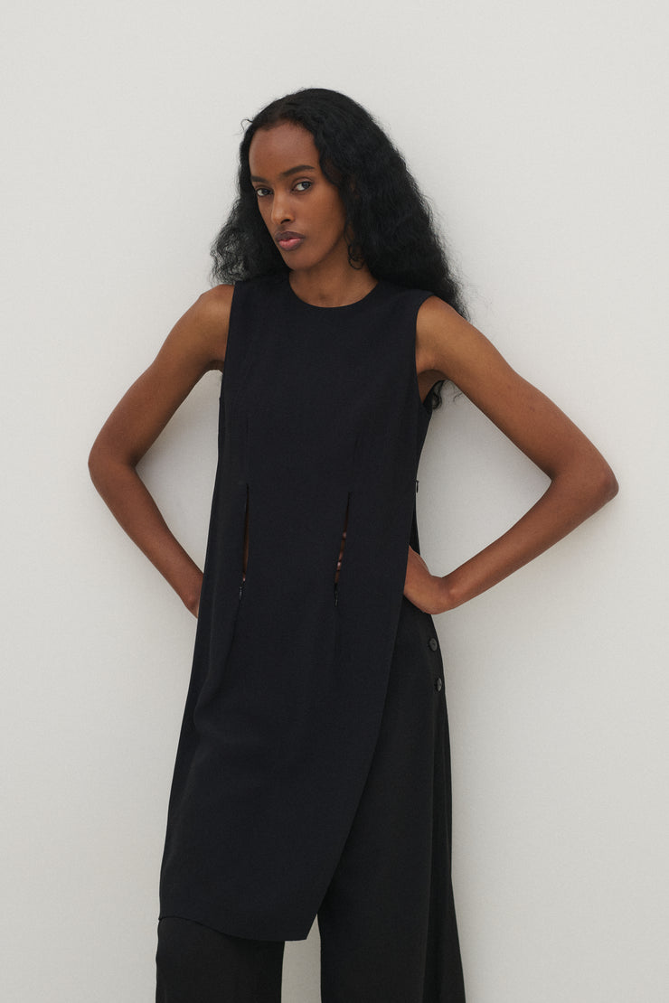 Margiela Zip Detail Tunic - Desert Vintage