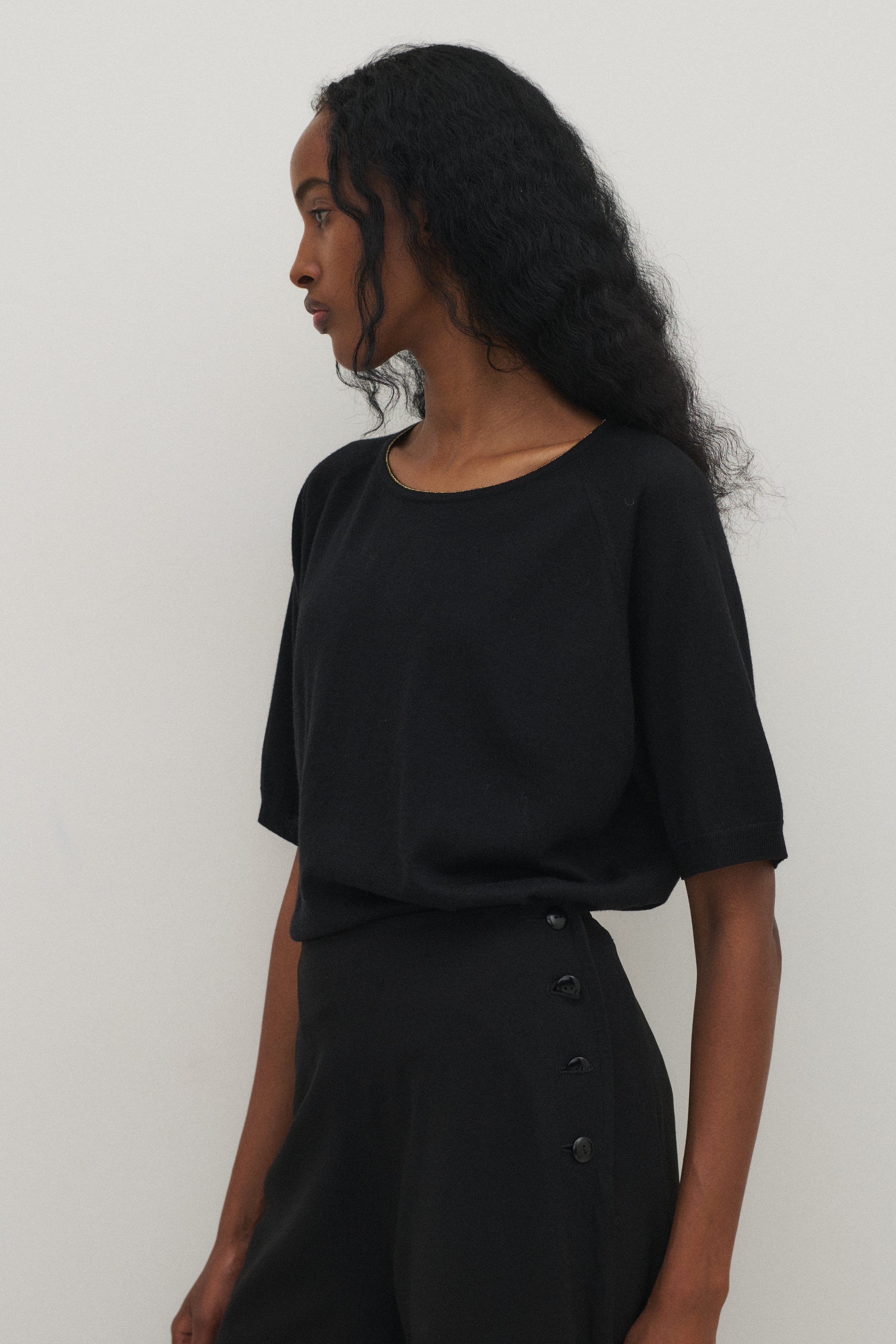 Dries Van Noten Black Top - Desert Vintage