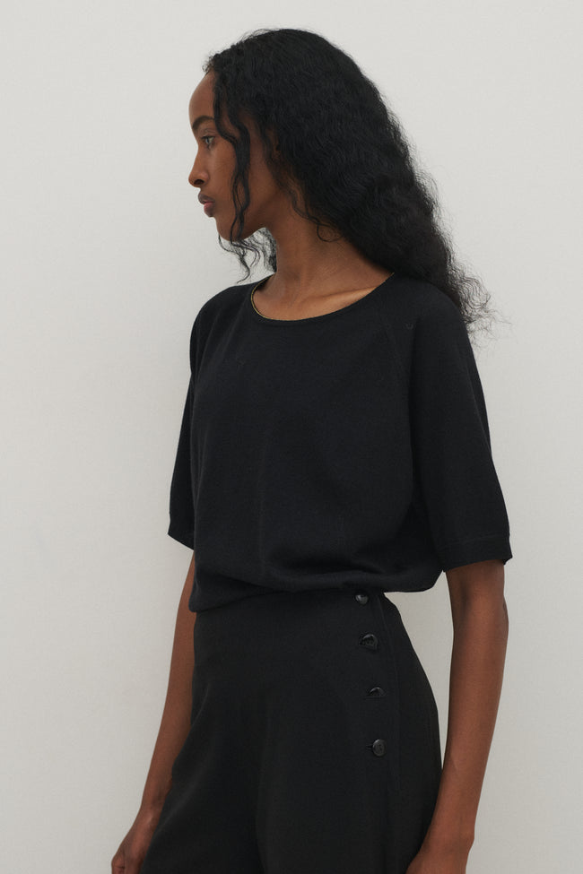 Dries Van Noten Black Top - Desert Vintage