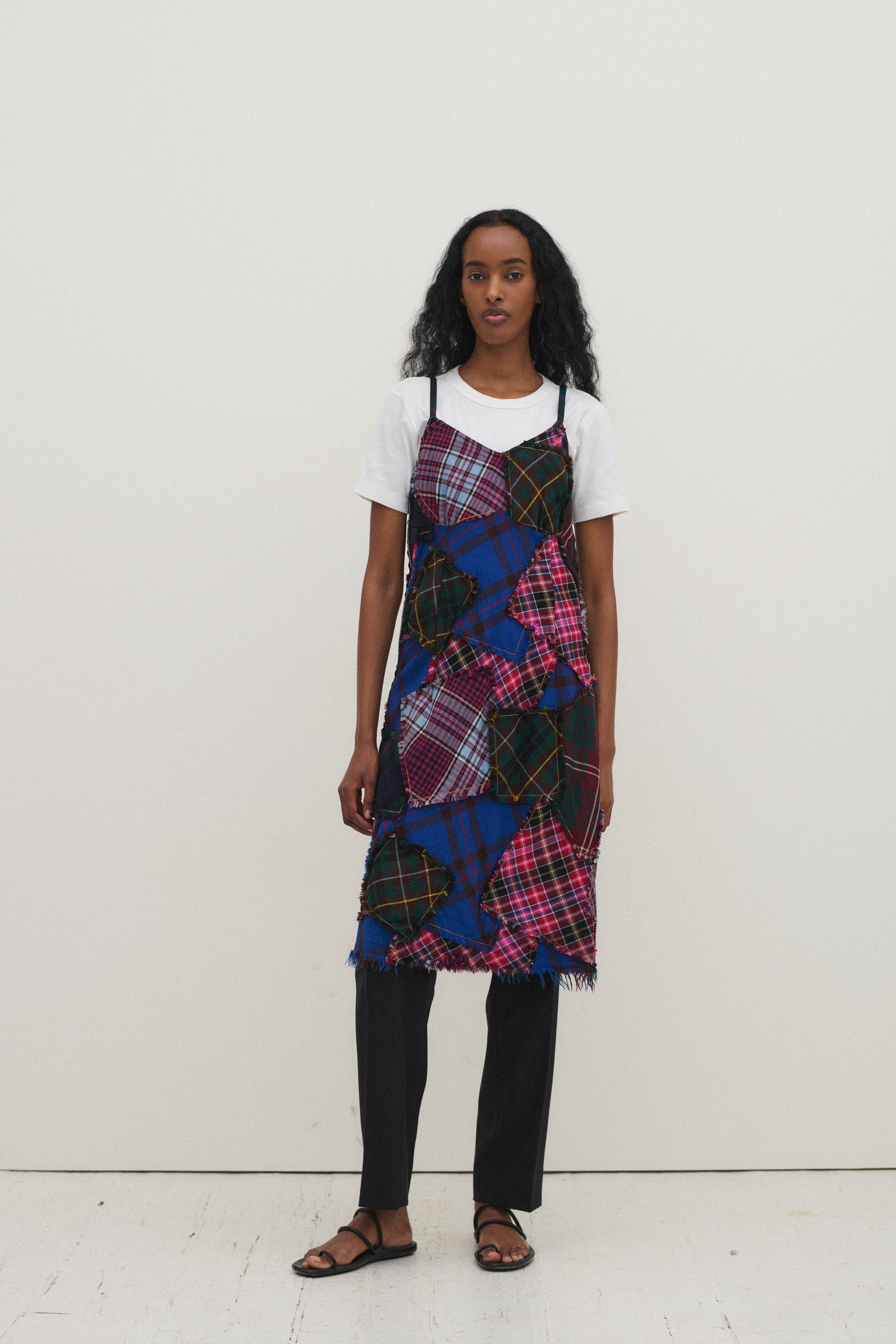 2004 CdG Tricot Plaid Dress - Desert Vintage