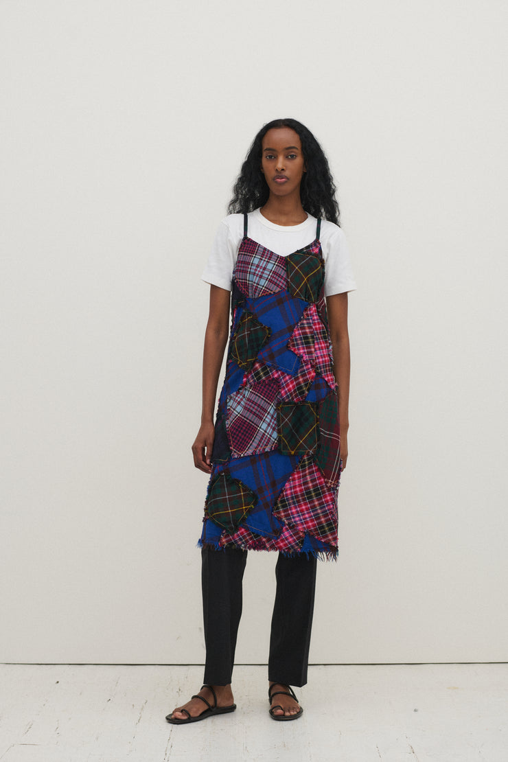 2004 CdG Tricot Plaid Dress - Desert Vintage