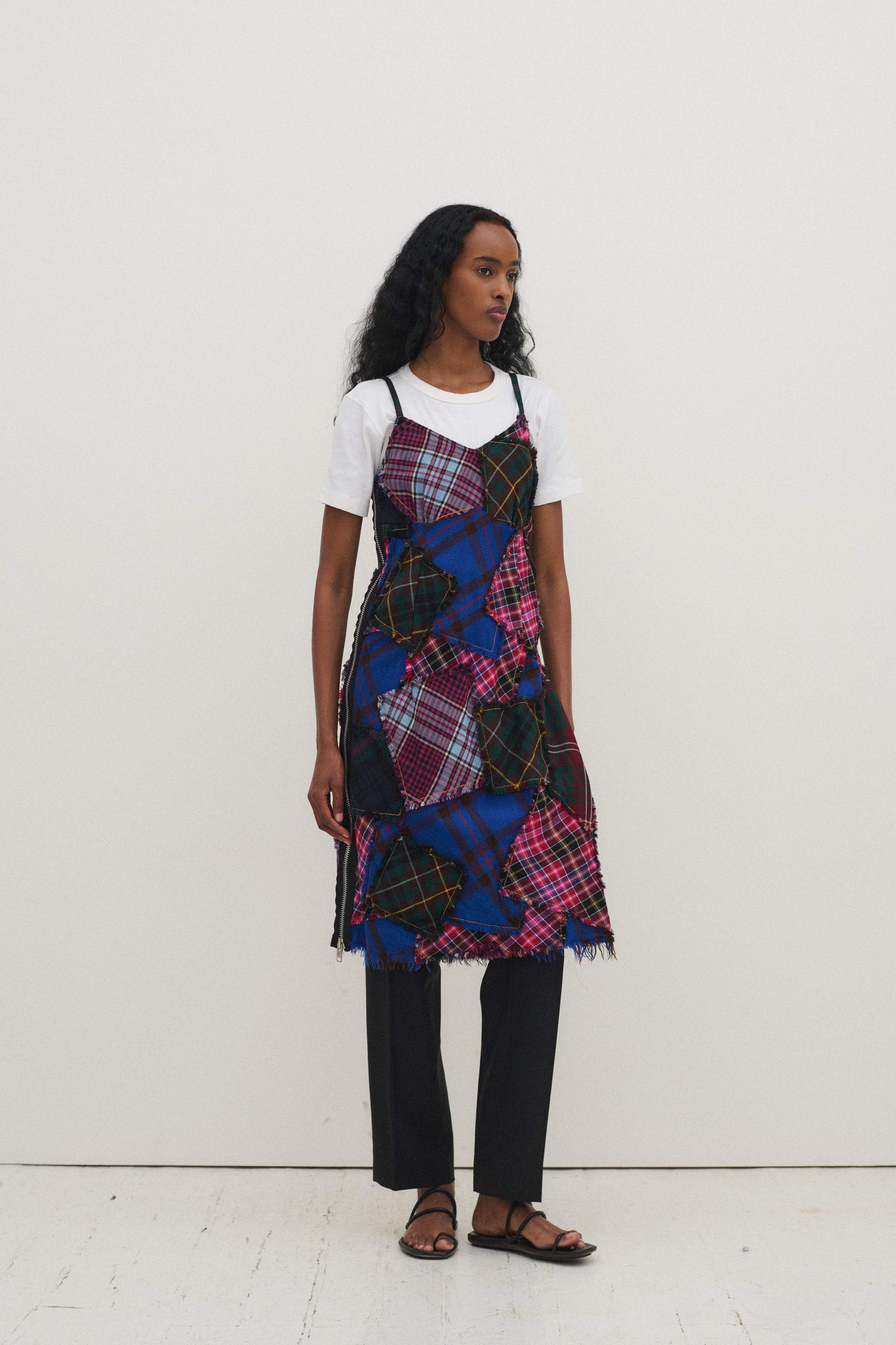 2004 CdG Tricot Plaid Dress - Desert Vintage