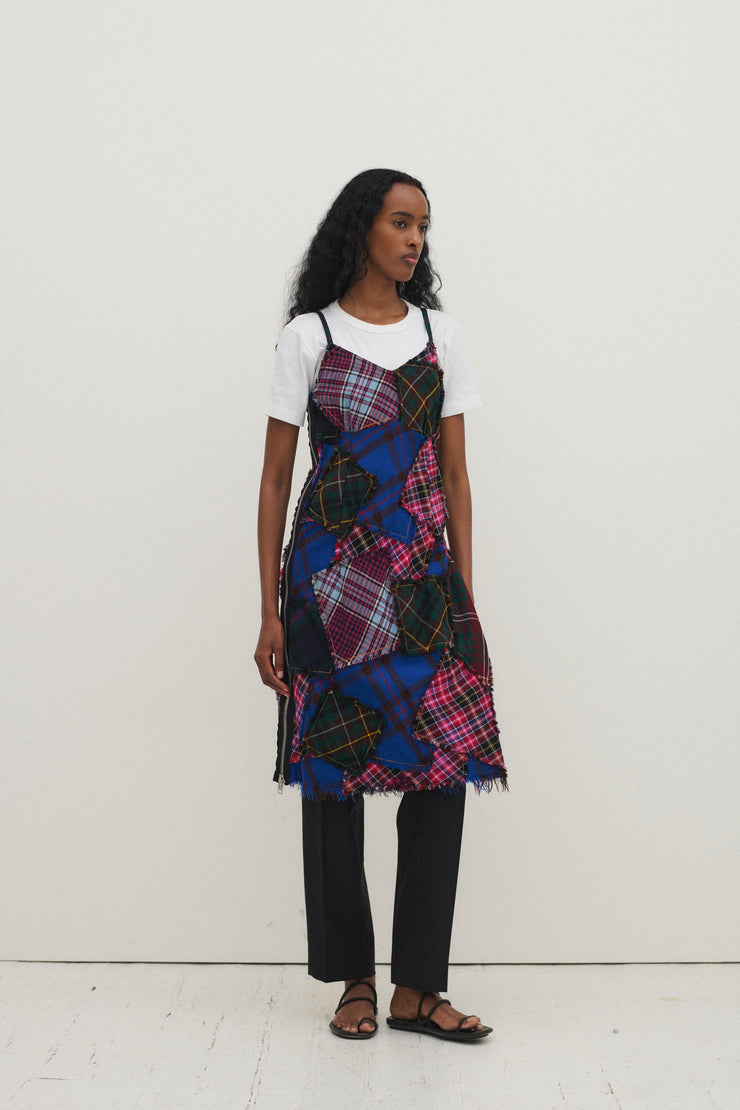 2004 CdG Tricot Plaid Dress - Desert Vintage
