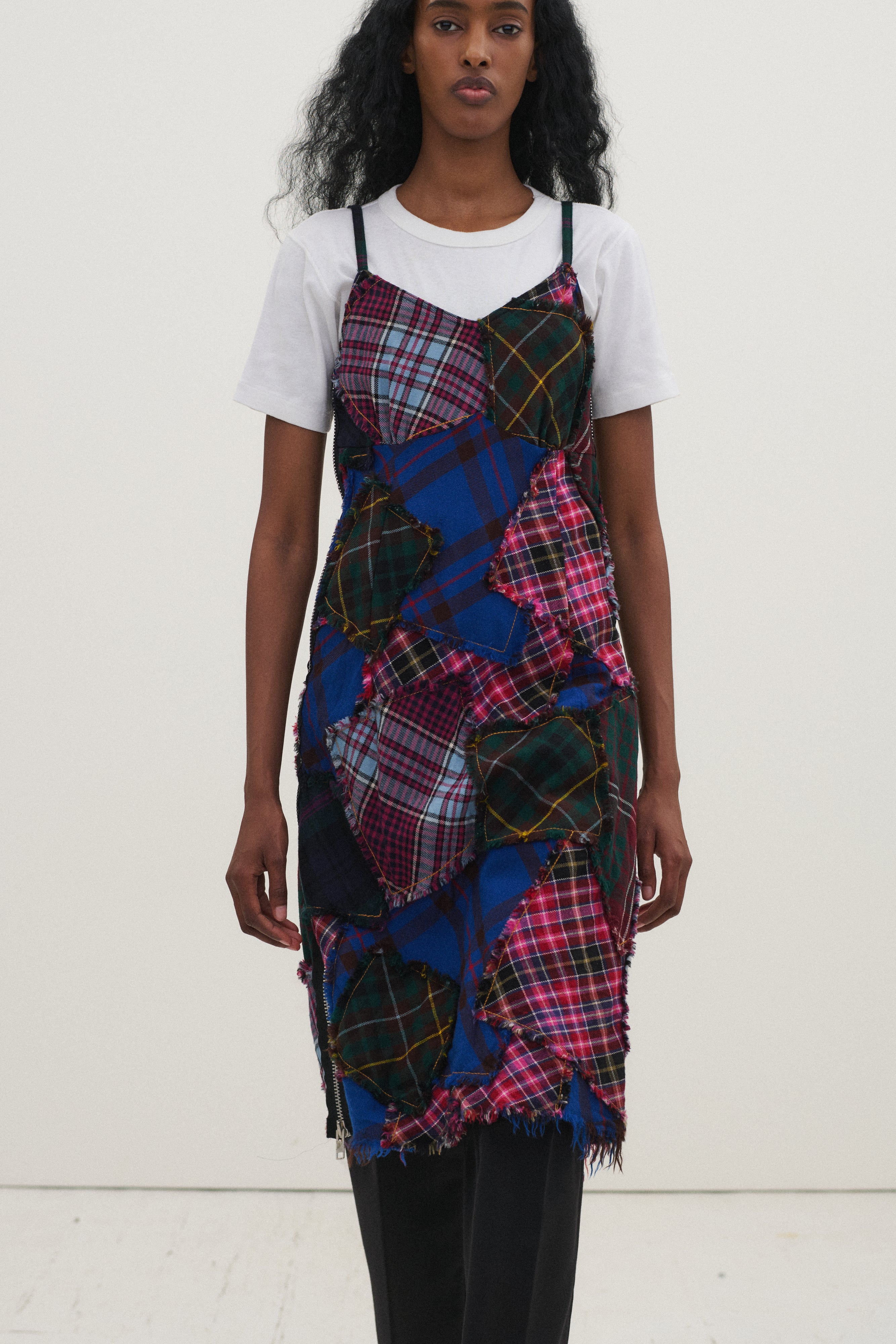 2004 CdG Tricot Plaid Dress - Desert Vintage