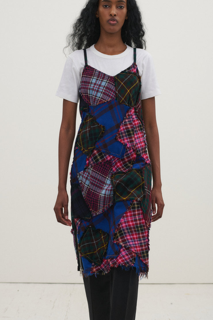 2004 CdG Tricot Plaid Dress - Desert Vintage