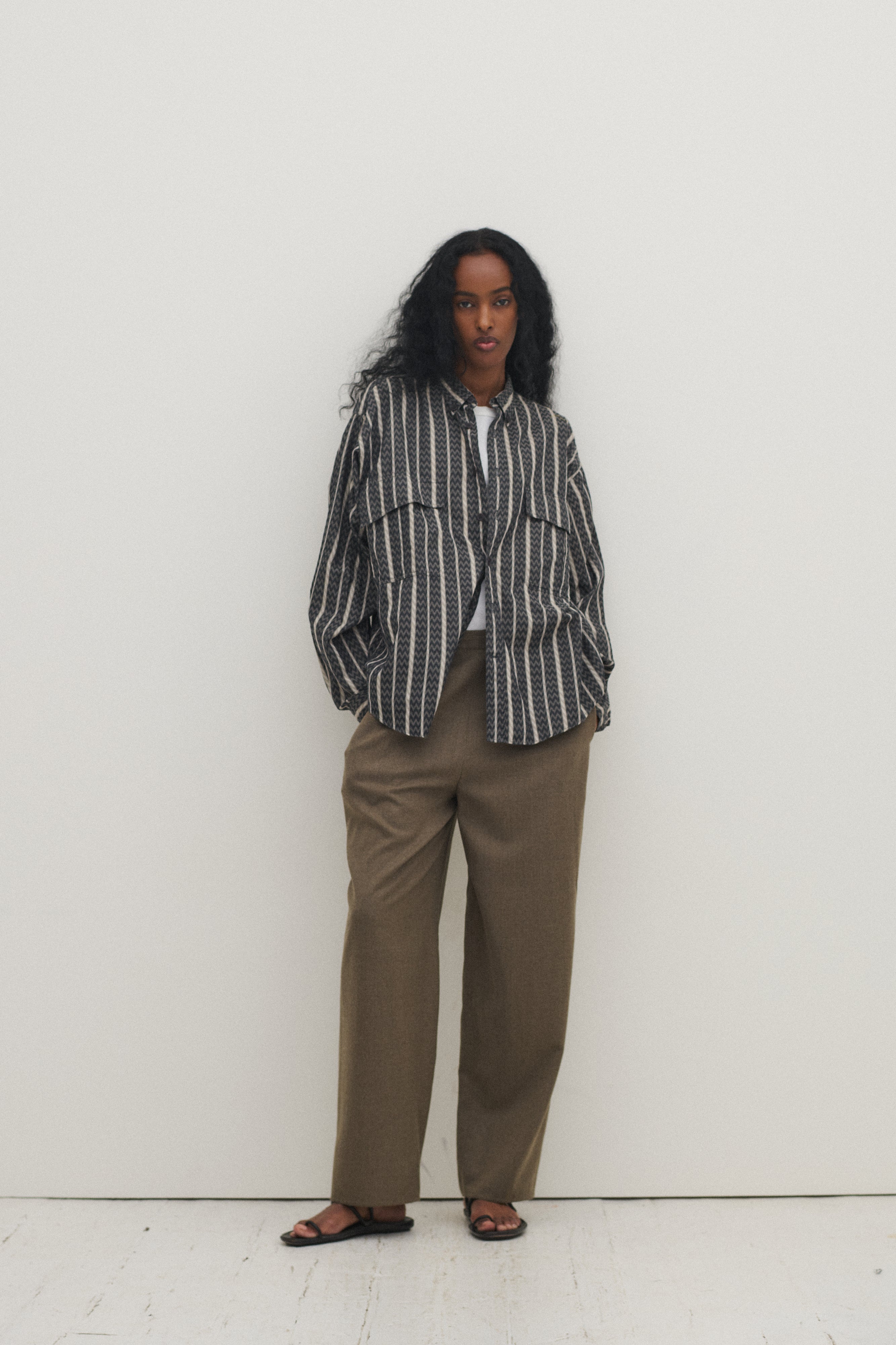 Armani Cotton Button Down - Desert Vintage