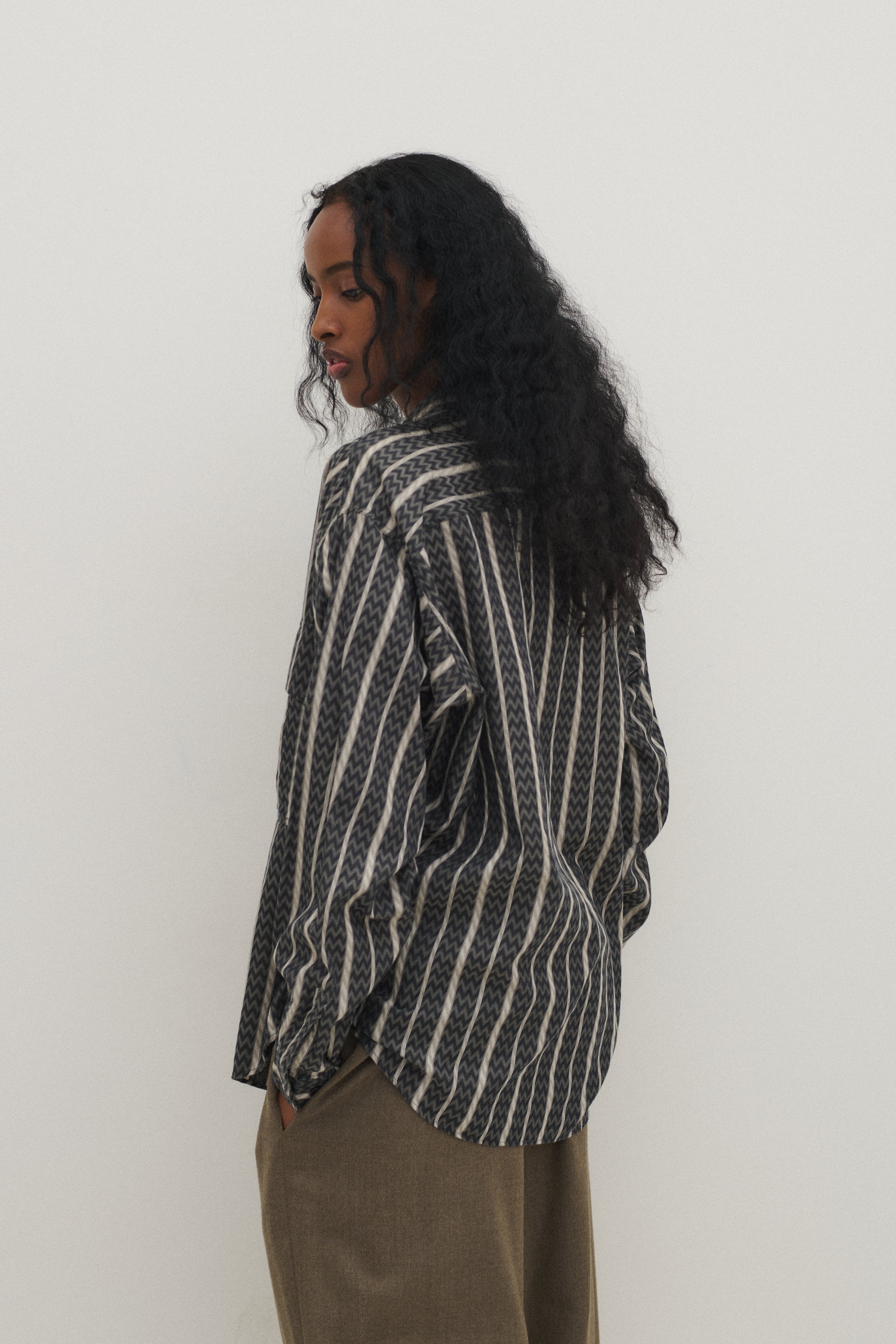 Armani Cotton Button Down - Desert Vintage