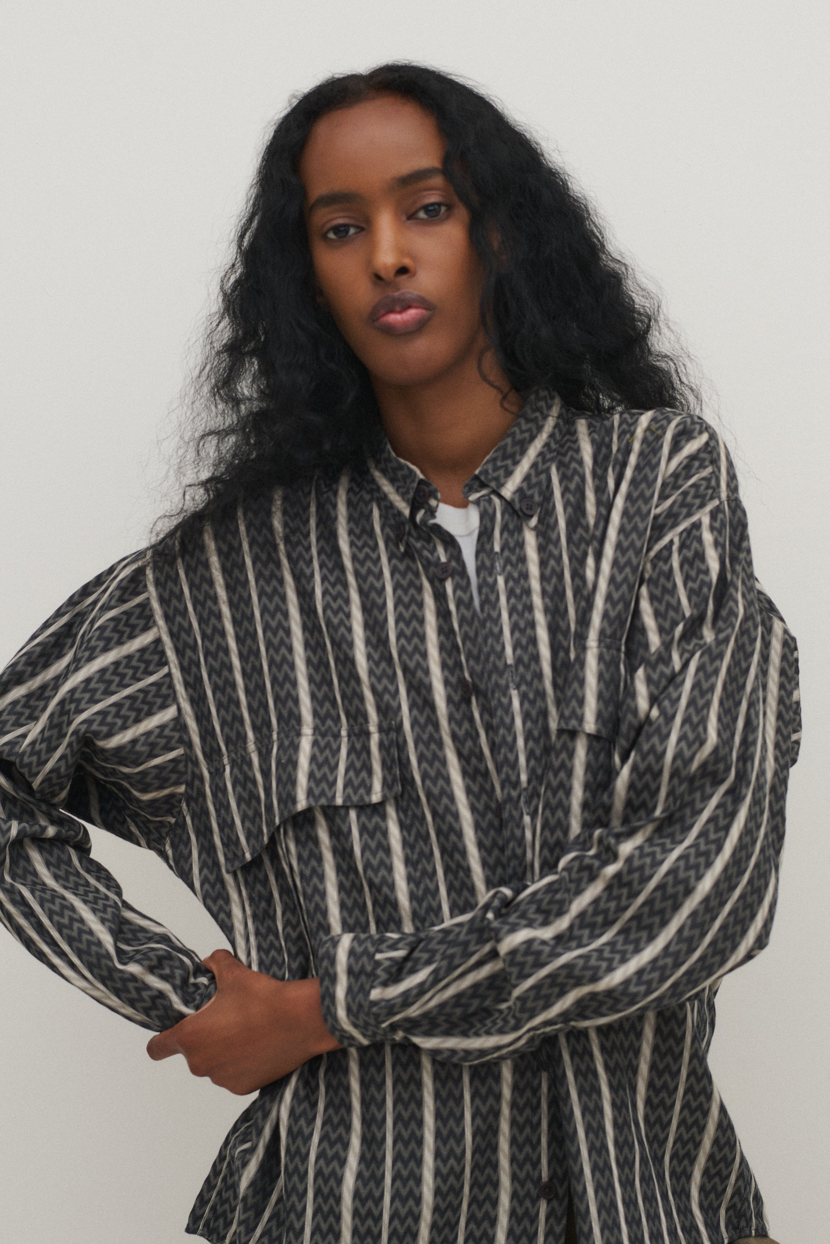 Armani Cotton Button Down - Desert Vintage