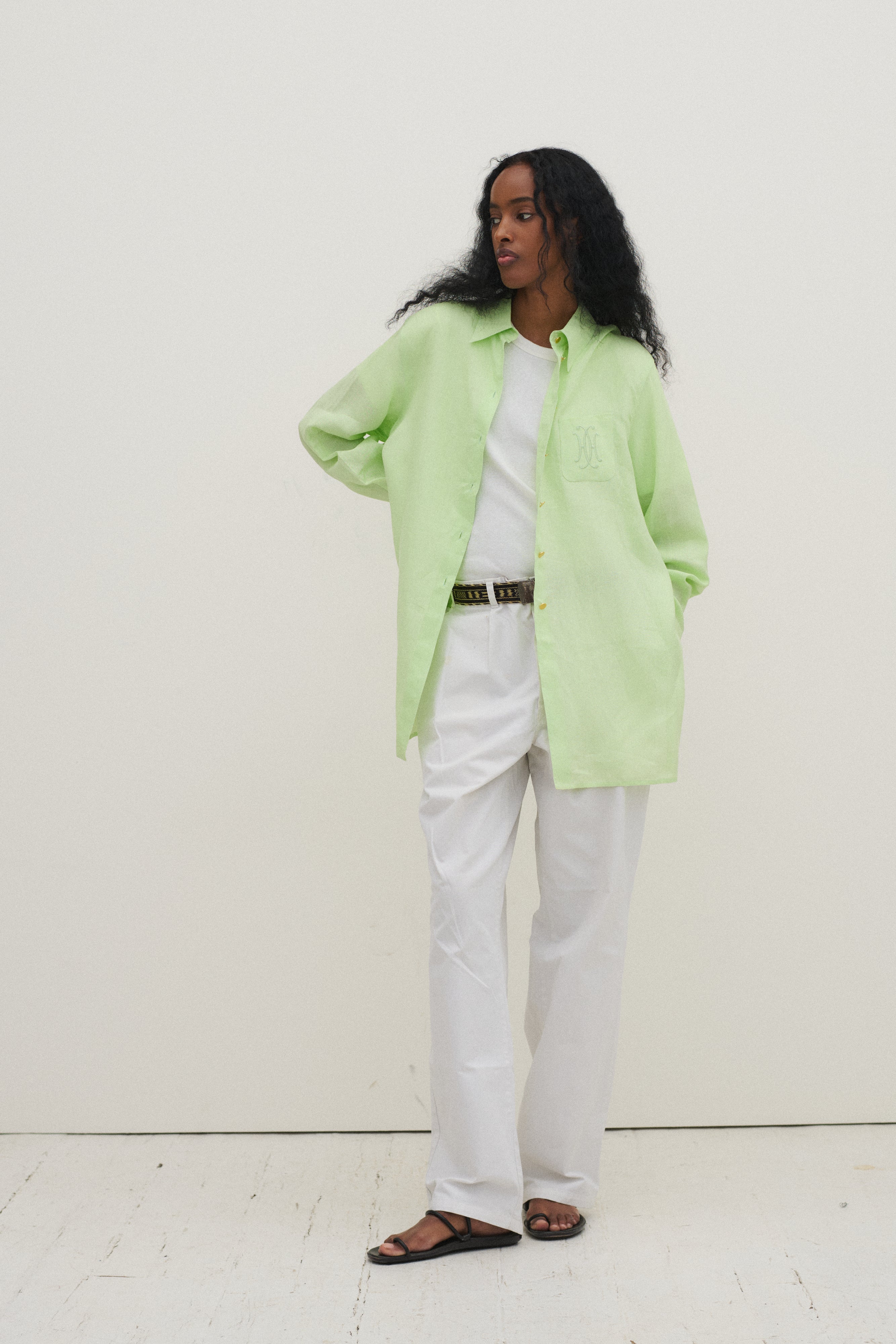 Hermès Linen Blouse - Desert Vintage