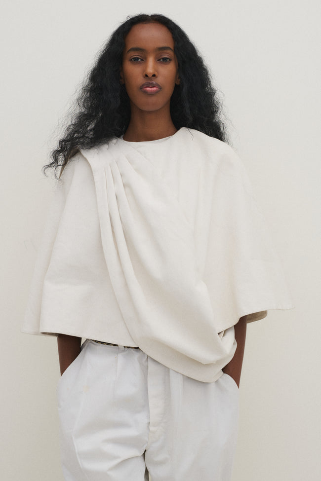 Jil Sander Cotton Cape - Desert Vintage