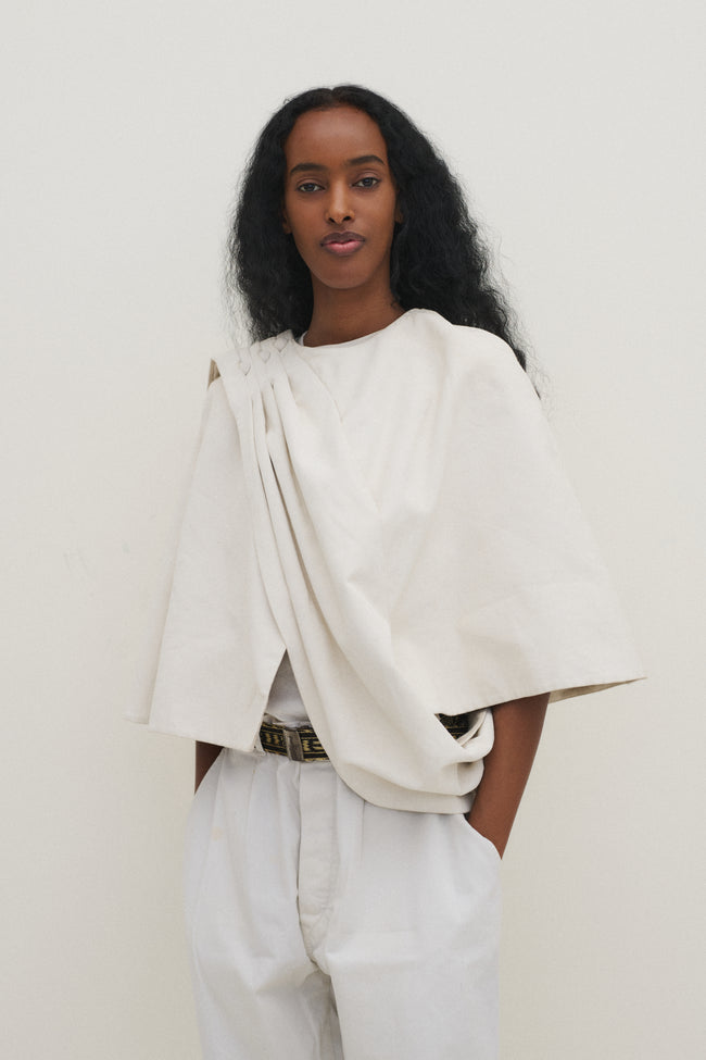 Jil Sander Cotton Cape - Desert Vintage