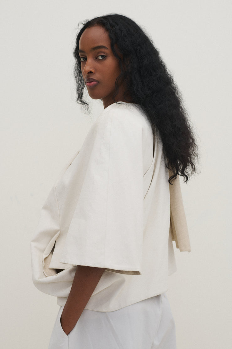 Jil Sander Cotton Cape - Desert Vintage