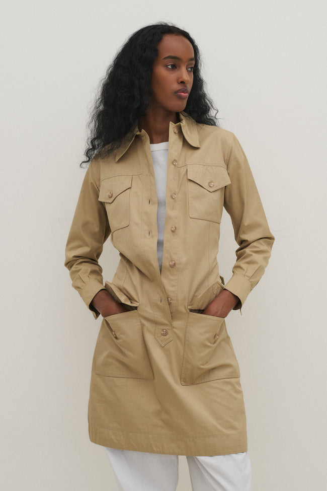 1970s Ysl Safari Tunic - Desert Vintage