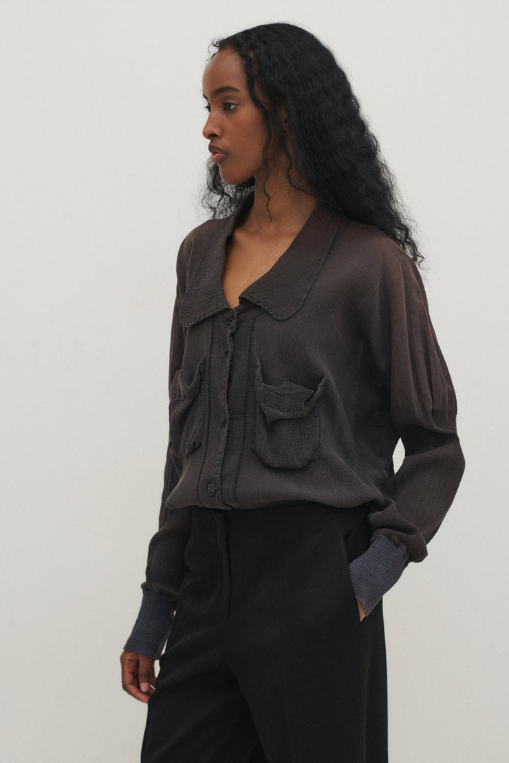 Worlds End Gauze Blouse - Desert Vintage