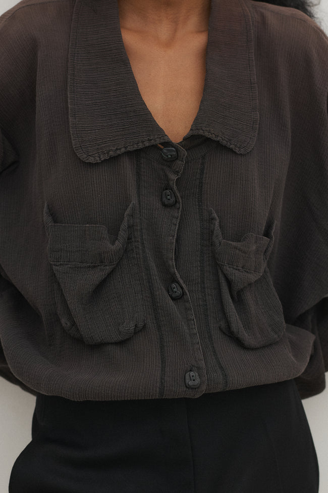 Worlds End Gauze Blouse - Desert Vintage