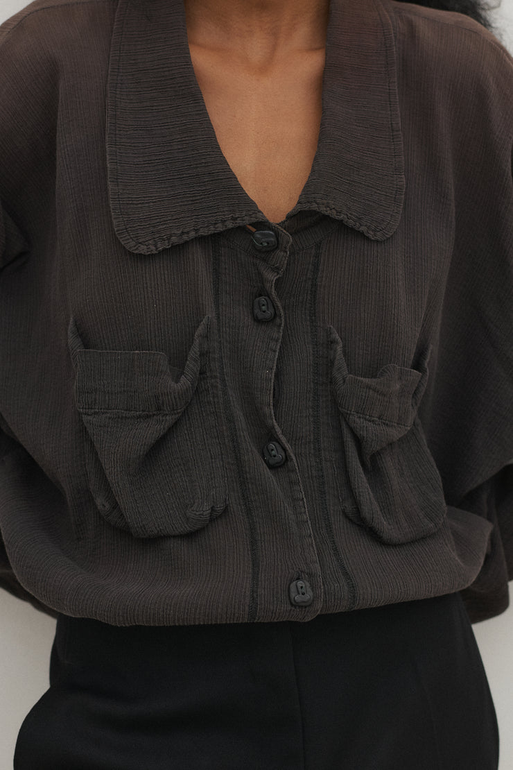 Worlds End Gauze Blouse - Desert Vintage