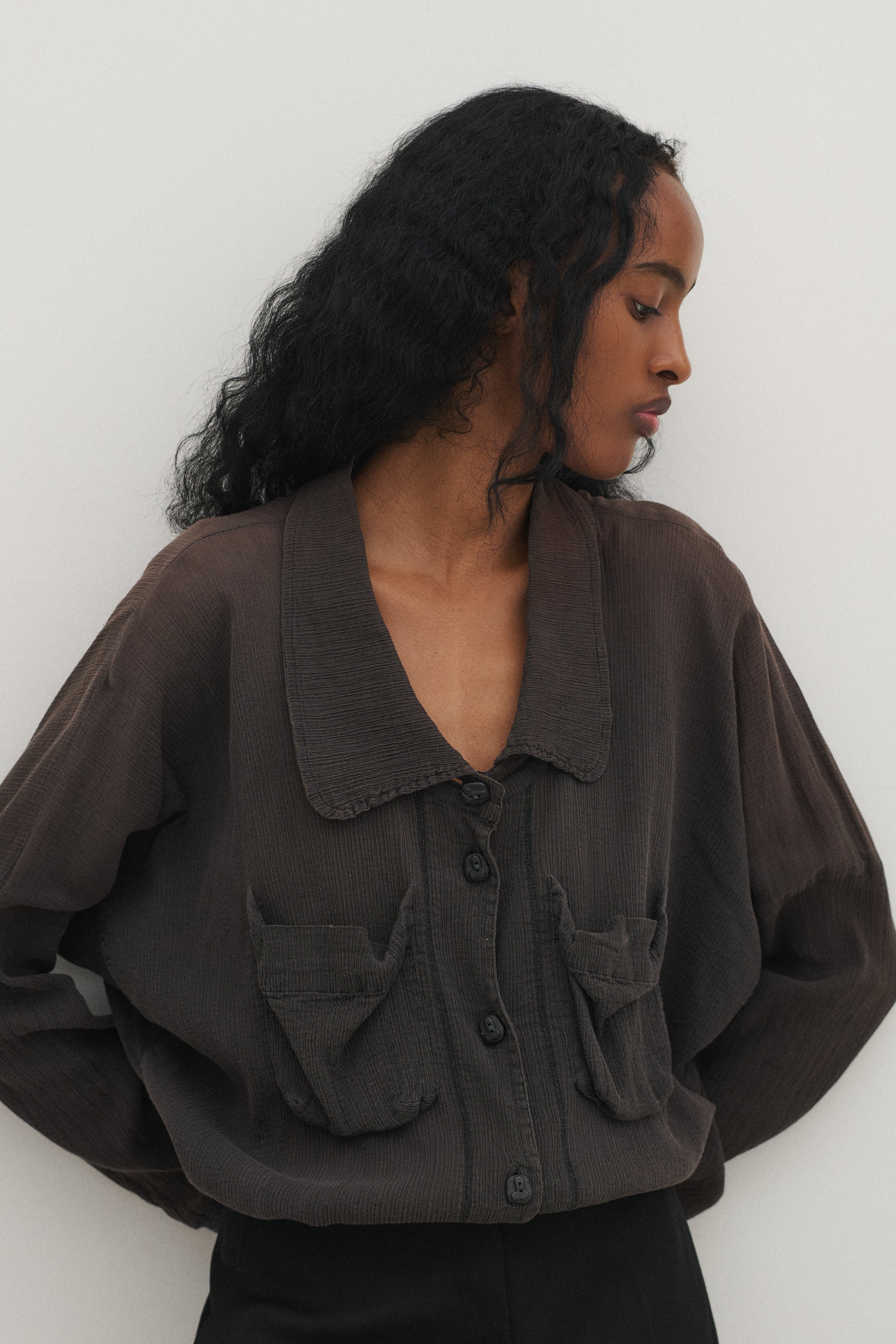 Worlds End Gauze Blouse - Desert Vintage