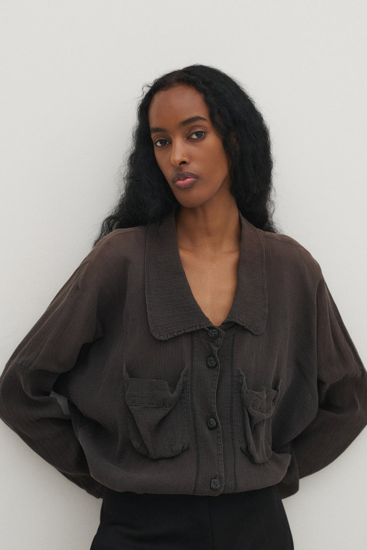 Worlds End Gauze Blouse - Desert Vintage