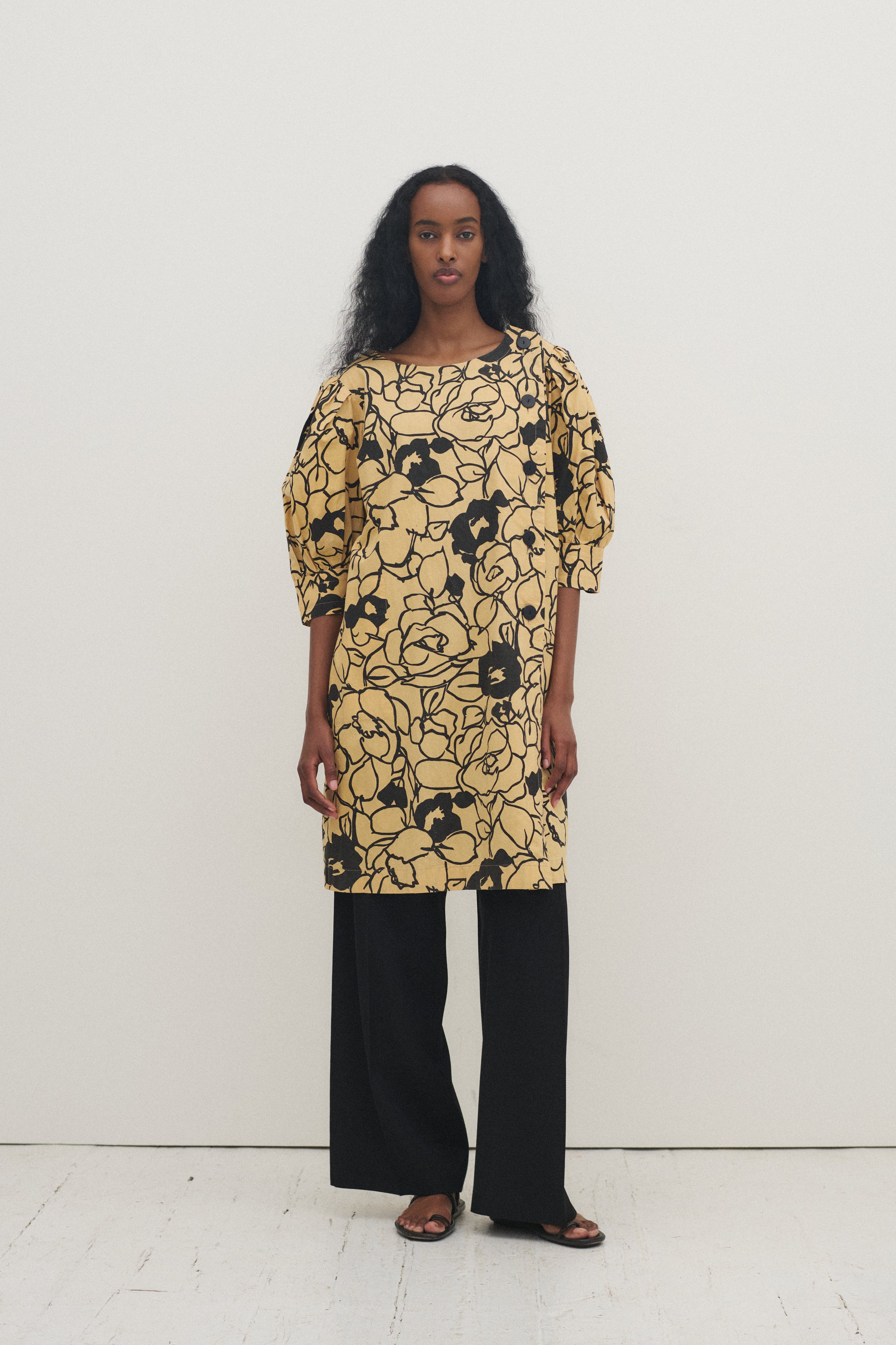 Ysl Floral Print Dress - Desert Vintage