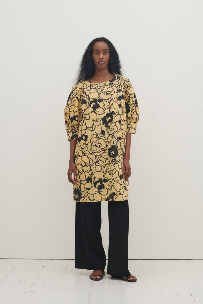 Ysl Floral Print Dress - Desert Vintage