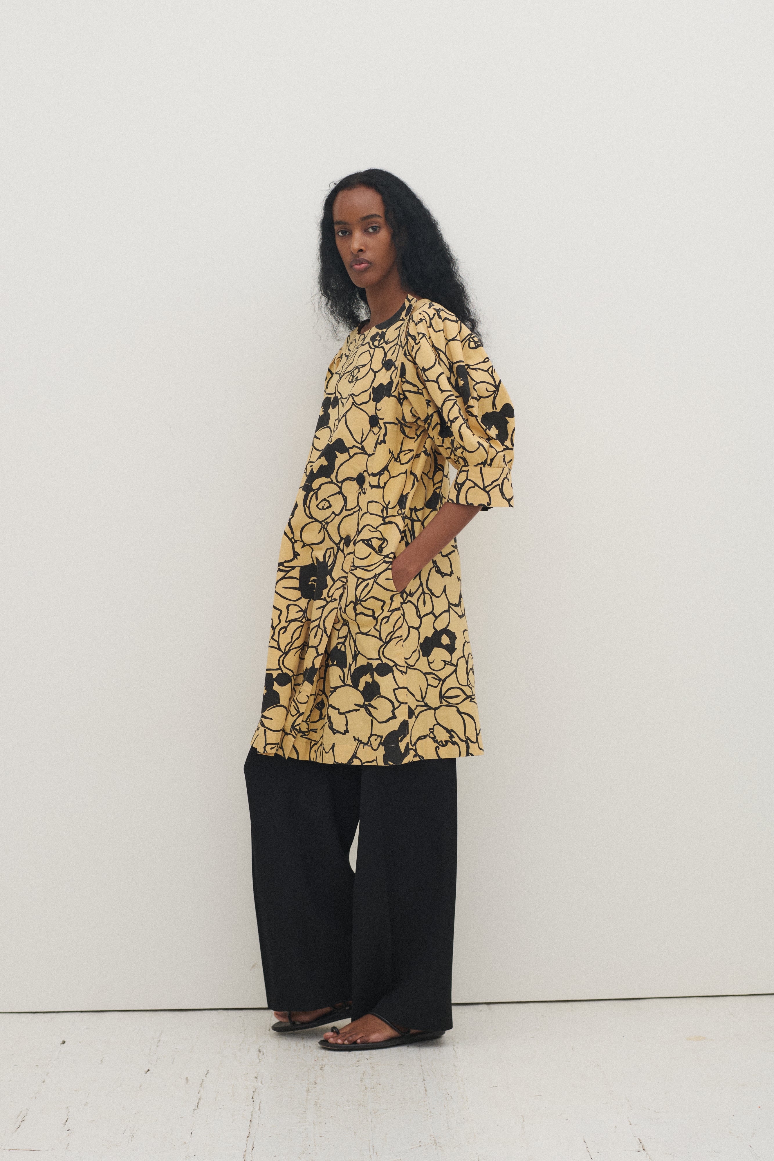 Ysl Floral Print Dress - Desert Vintage