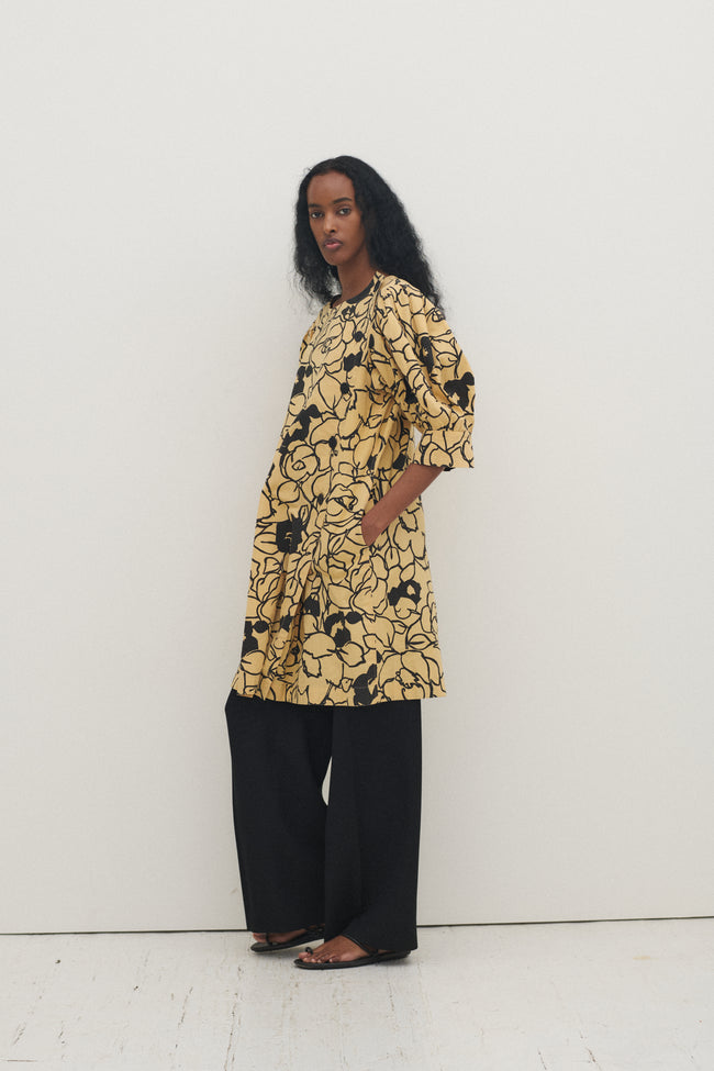 Ysl Floral Print Dress - Desert Vintage