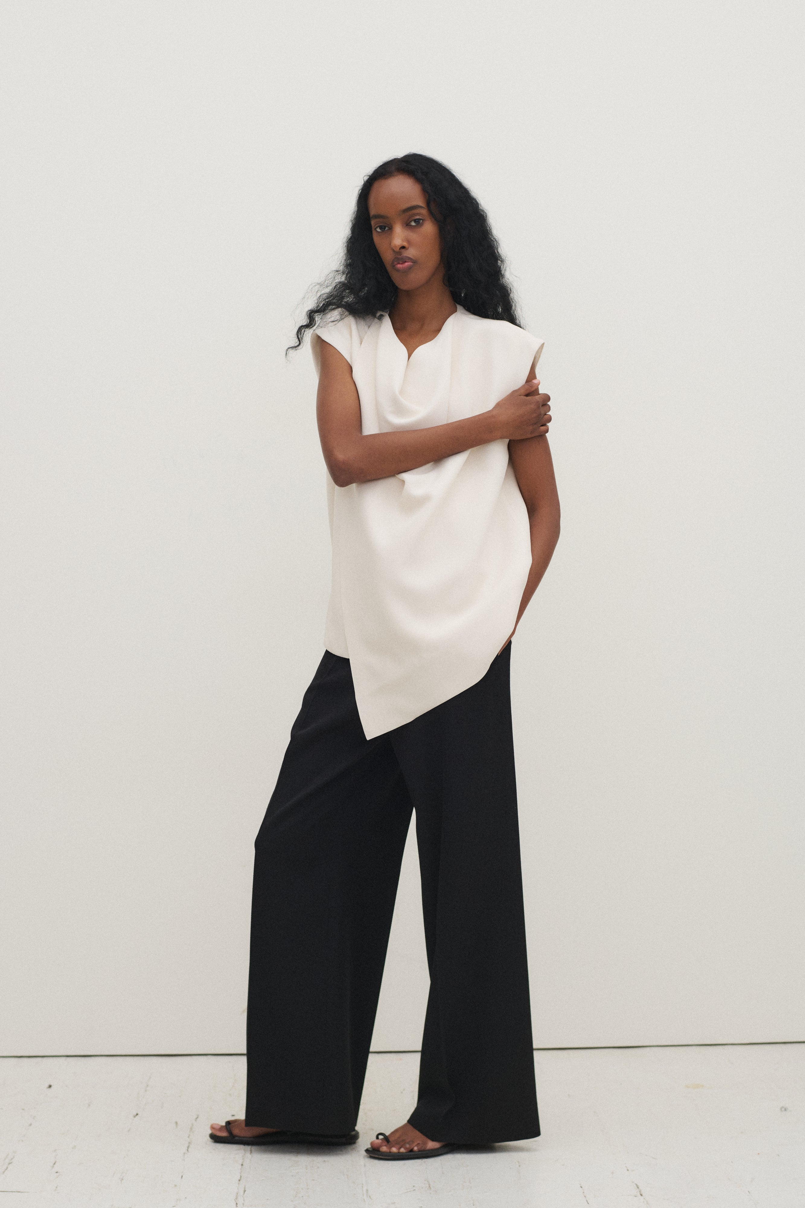 Celine White Blouse - Desert Vintage