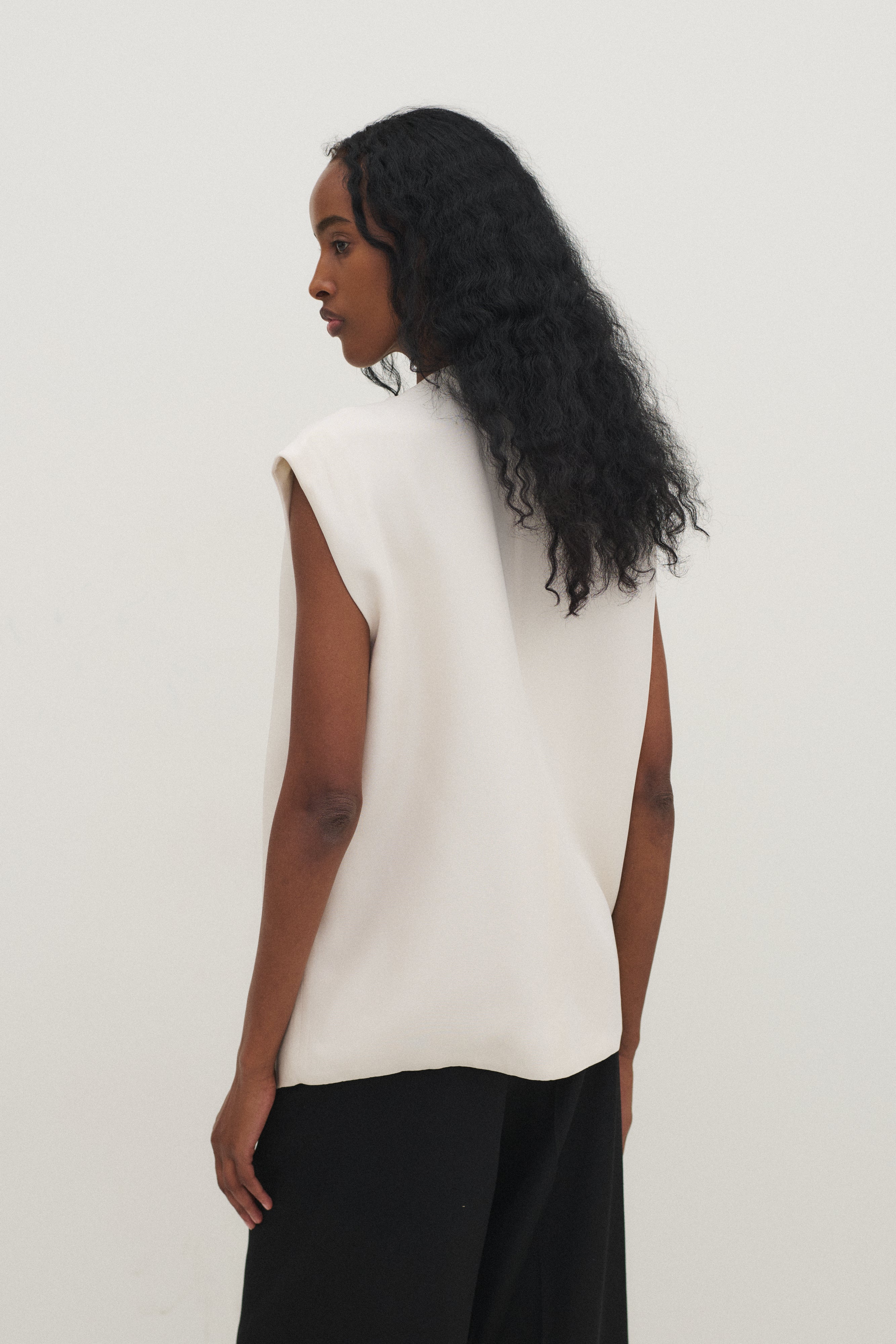 Celine White Blouse - Desert Vintage