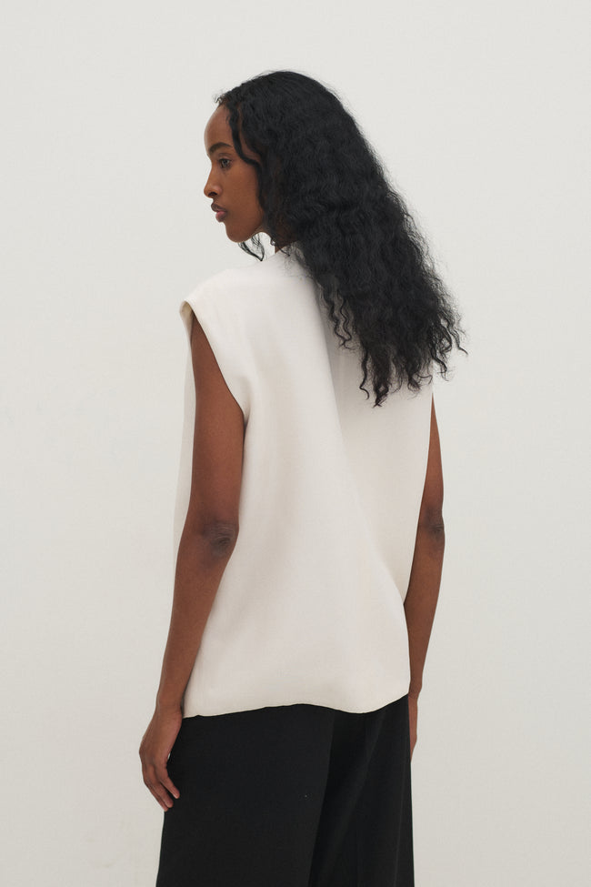 Celine White Blouse - Desert Vintage