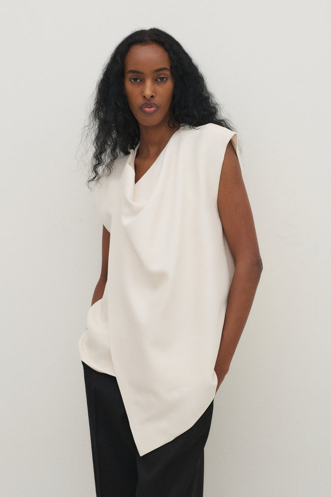 Celine White Blouse - Desert Vintage