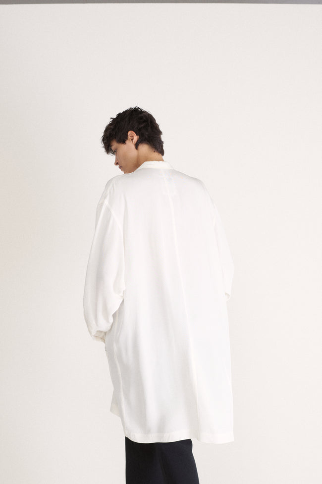 Yohji Yamamoto White Tunic - Desert Vintage