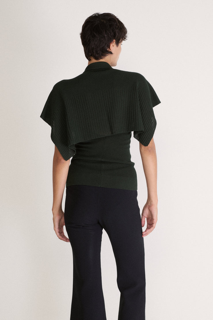1980s Issey Miyake Green Knit Top - Desert Vintage