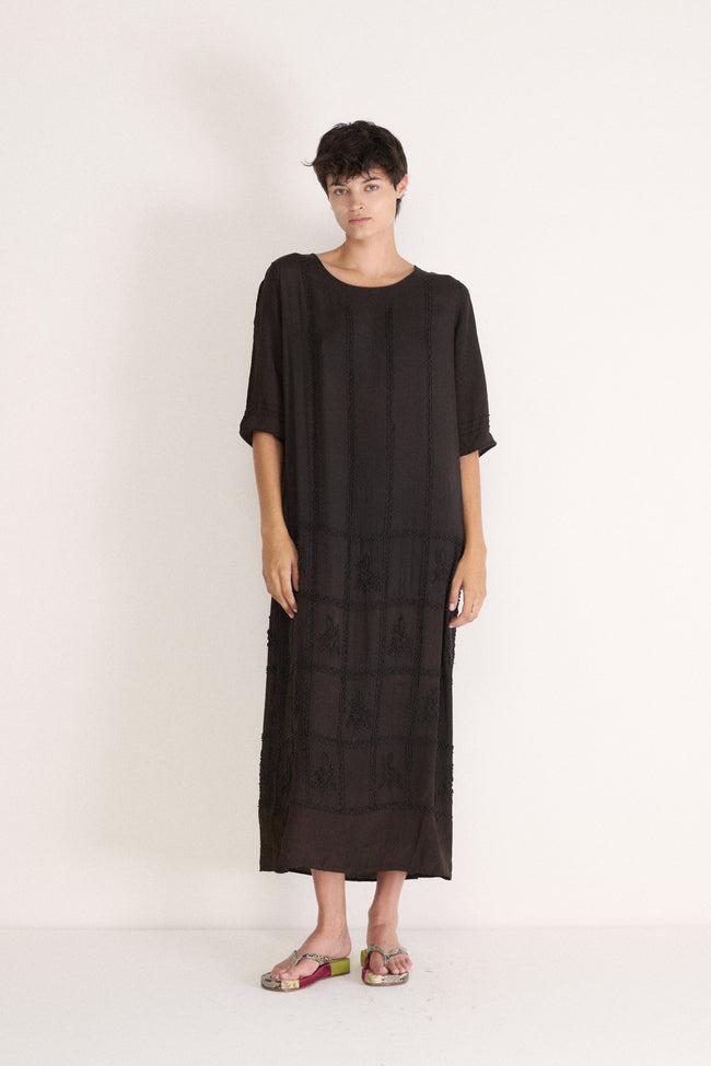 1920s Beaded Chiffon Dress - Desert Vintage