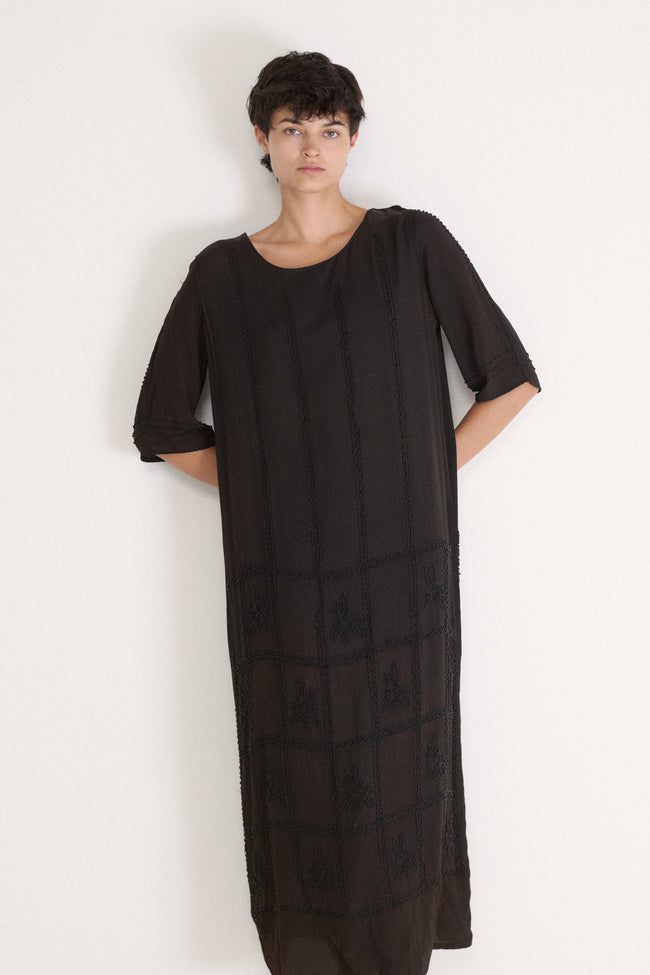 1920s Beaded Chiffon Dress - Desert Vintage