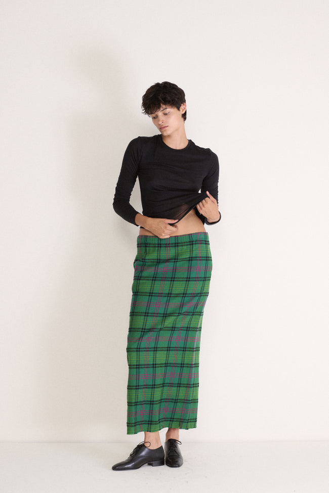 1993 CdG Plaid Skirt - Desert Vintage