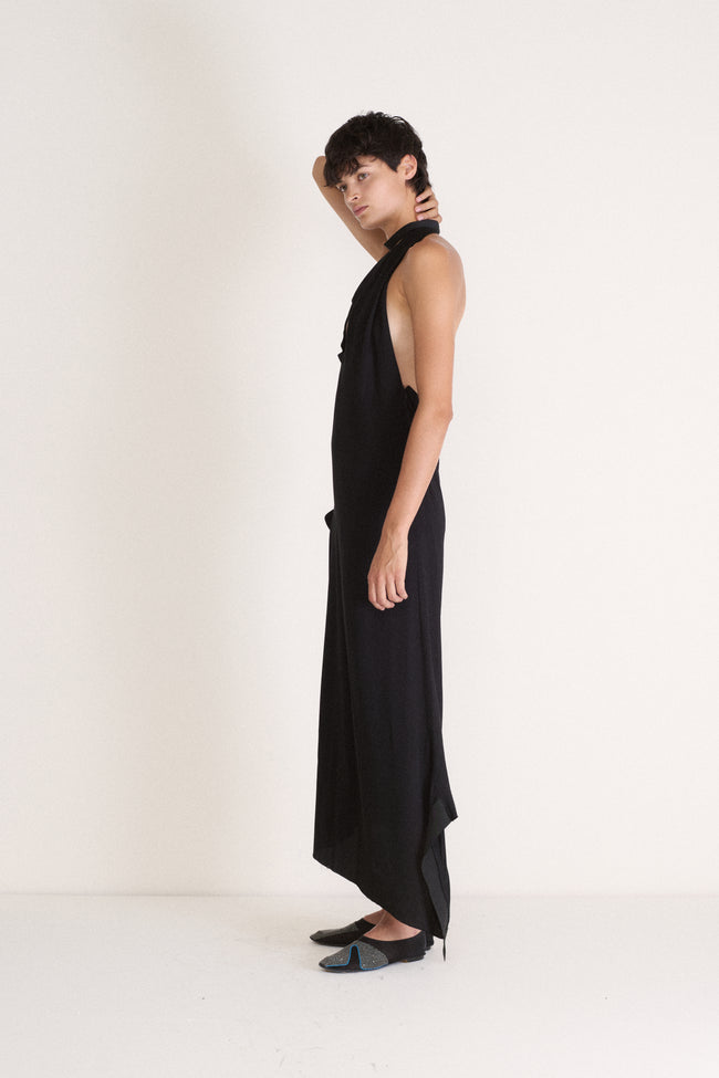 *Yohji Yamamoto Black Dress - Desert Vintage