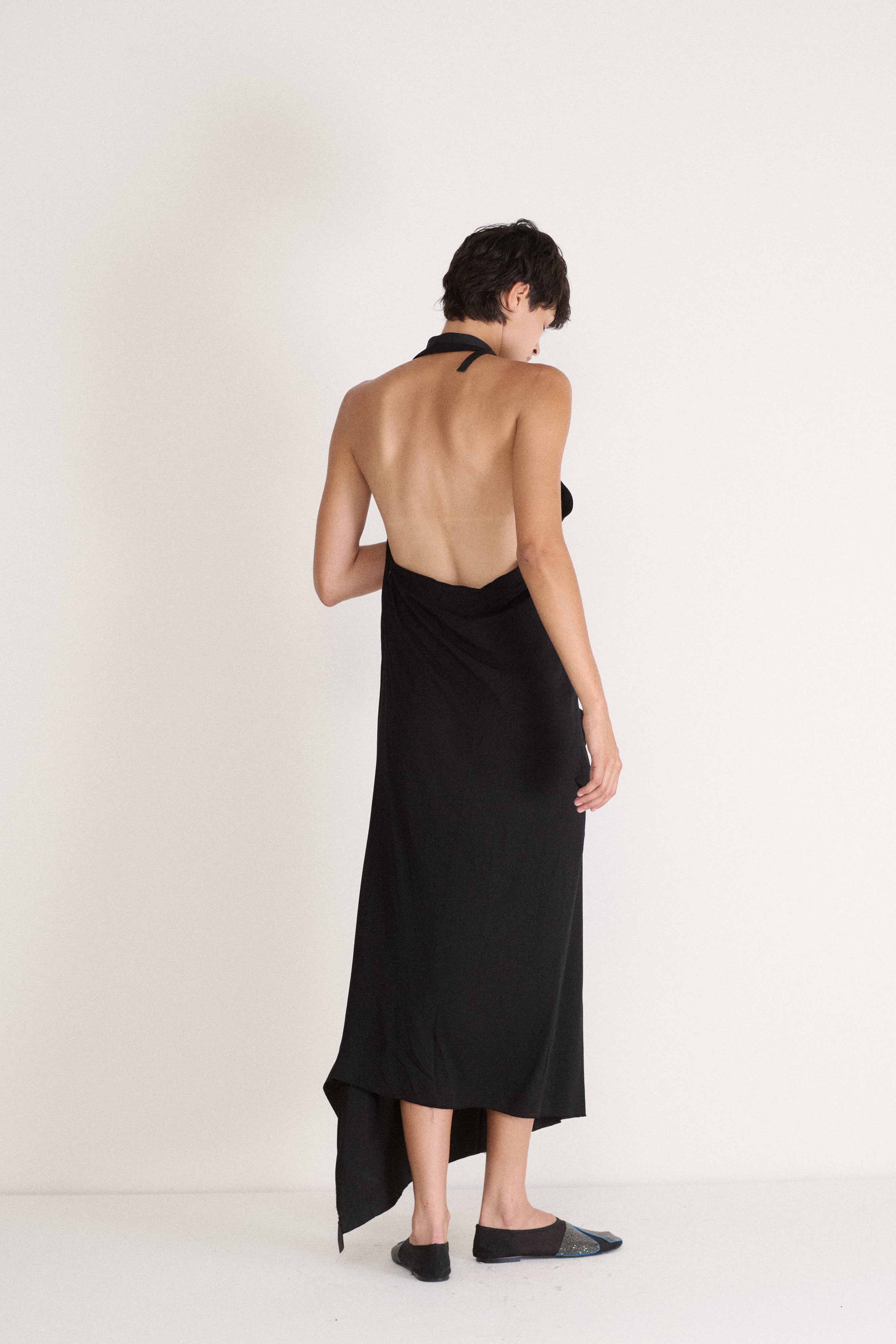 *Yohji Yamamoto Black Dress - Desert Vintage